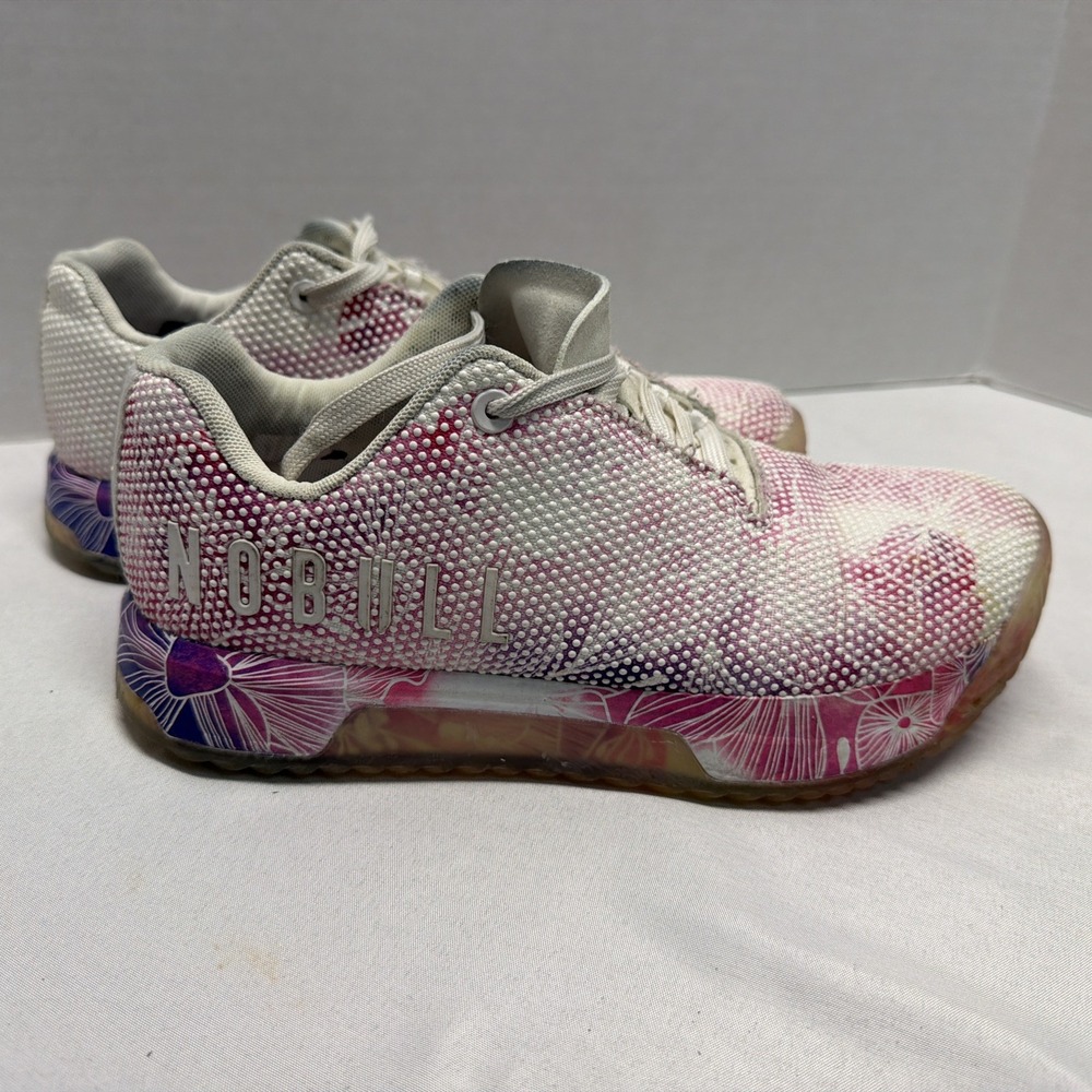NOBULL Impact Mulberry Watercolor Shoe Womens 7.5 Athletic Gym CrossFit Training